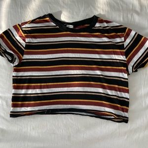 stripped crop top